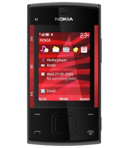 Nokia X3 Black Red