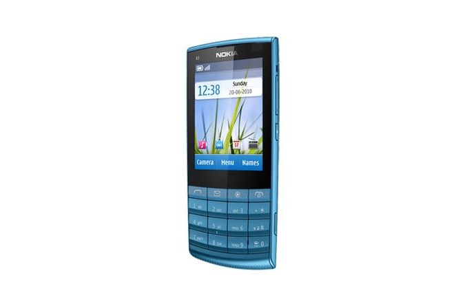 Nokia X3-02 Petrol Blue фото 3