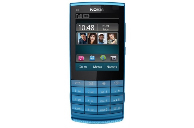 Nokia X3-02 Petrol Blue фото 1
