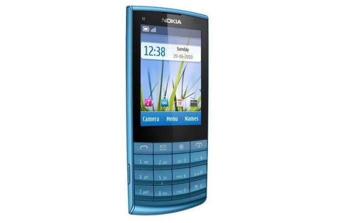 Nokia X3-02 Petrol Blue фото 2