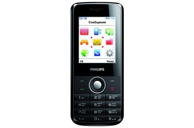 Philips Xenium X116 Black фото 1