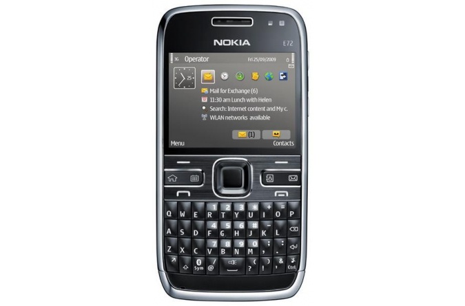 Nokia E72 Navi Zodium Black фото 1
